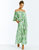 Raffaella Maxi Dress - Green/Ivory Ikat