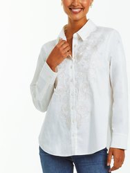 Soleil Barong Top - Ivory