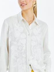 Soleil Linen Barong Top