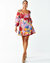 Valeria Mini Dress - Pink/Red Peony Garden