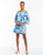 Vivienne Mini Dress - Blue Tropical Toile