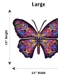 Patchouli Butterfly Wall Art - Multi Color