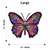 Patchouli Butterfly Wall Art - Multi Color