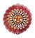 Small Sun Face Antique Red/Copper Wind Spinner - Brown