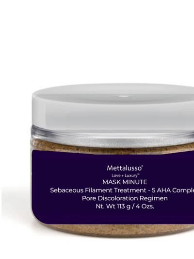 Mettalusso Mask Minute Sebaceous Filament Treatment product