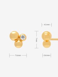 Bubble Cluster Stud Earrings
