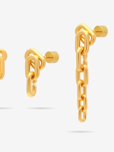 Meulien Long Or Short Convertible Link Chain Dangle Earrings product