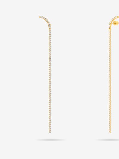 Meulien Long Tennis Chain Dangle Earrings product