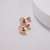 Multi Semicircle Geometric Stud Earrings