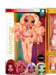 RAINBOW HIGH Georgia Bloom – Peach (Light Orange) Fashion Doll with 2 Outfits to Mix & Match and Doll Accessories