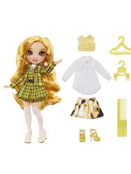 Rainbow High Sheryl Meyer – Marigold (Yellow) Fashion Doll with 2 Outfits to Mix & Match and Doll Accessories