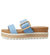 Kenzy Sandal In Light Blue - Light Blue