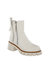 Rohen Bone Burnish Boots In White - White