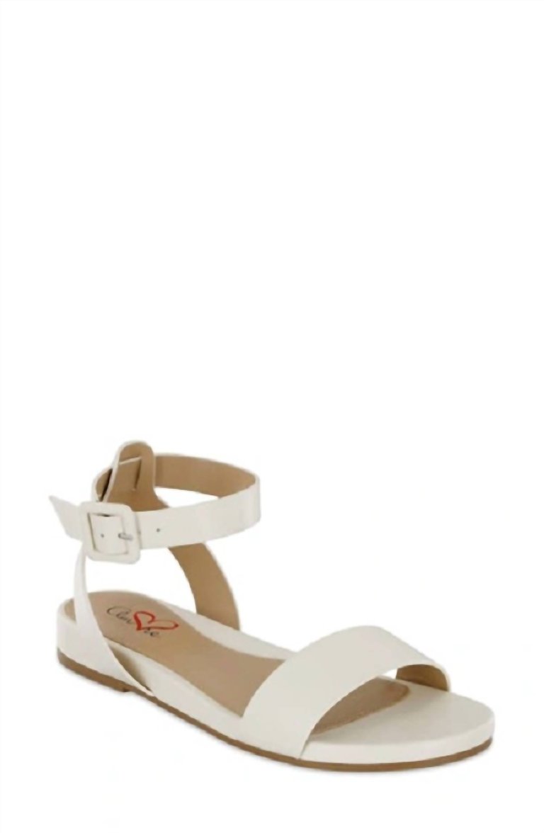 Santy Sandal In Bone - Bone