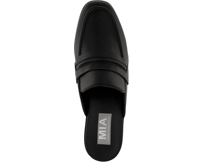 Womens Milia Mule In Black