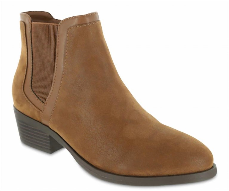 Women's Talya Booties In Cognac - Cognac