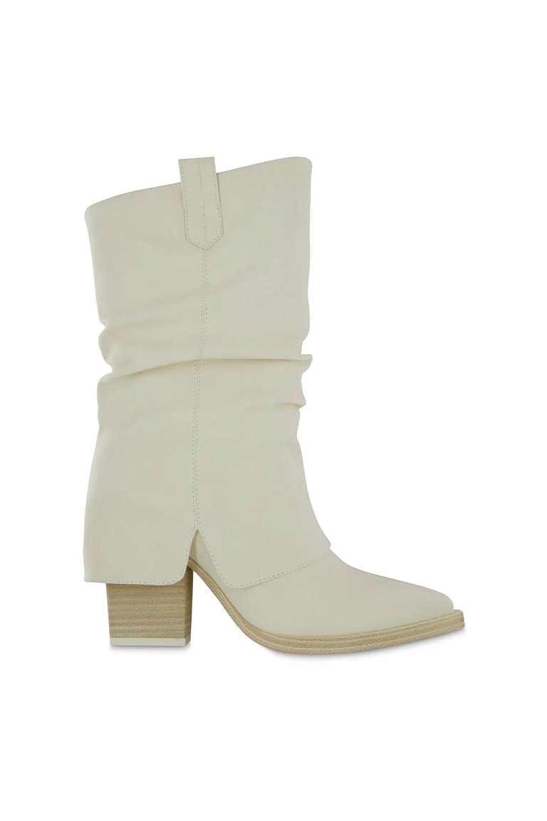 Women's West Boots In Bone - Bone