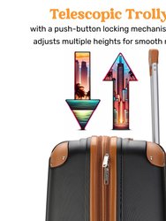 Collins 3 Piece Expandable Retro Luggage Set