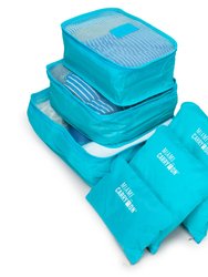Foldable 6 Piece Packing Cubes