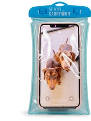 IPX8 Floating Waterproof Phone Bag - Blue