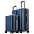 Ocean 2 Piece Polycarbonate Luggage Set - Navy
