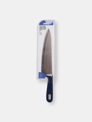 Michael Graves Design Comfortable Grip 8 Inch Stainless Steel Chef Knife, Indigo