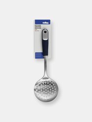 Michael Graves Design Comfortable Grip Stainless Steel Skimmer, Indigo