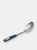 Michael Graves Design Comfortable Grip Stainless Steel Solid Spoon, Indigo