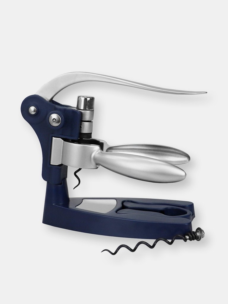 Michael Graves Design Deluxe Wine Opener Set, Indigo