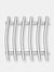 Michael Graves Design Simplicity Abstract Steel Trivet, Satin Nickel