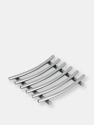 Michael Graves Design Simplicity Abstract Steel Trivet, Satin Nickel