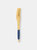Michael Graves Design Slotted Bamboo Spatula with Indigo Silicone Handle
