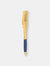 Michael Graves Design Slotted Bamboo Spatula with Indigo Silicone Handle