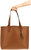 Eliza Extra Large East/West Reversible Tote - Brown