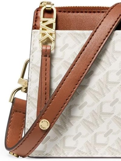 Michael Kors Empire Large Convertible Crossbody Vanilla/Luggage product