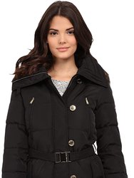 Fur Trim Hooded Down Coat