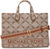 Gigi Large Grab Tote Natural/Luggage - Natural/Luggage