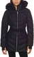 Logo Leopard Belted Hooded Down Puffer Coat In Black - Black