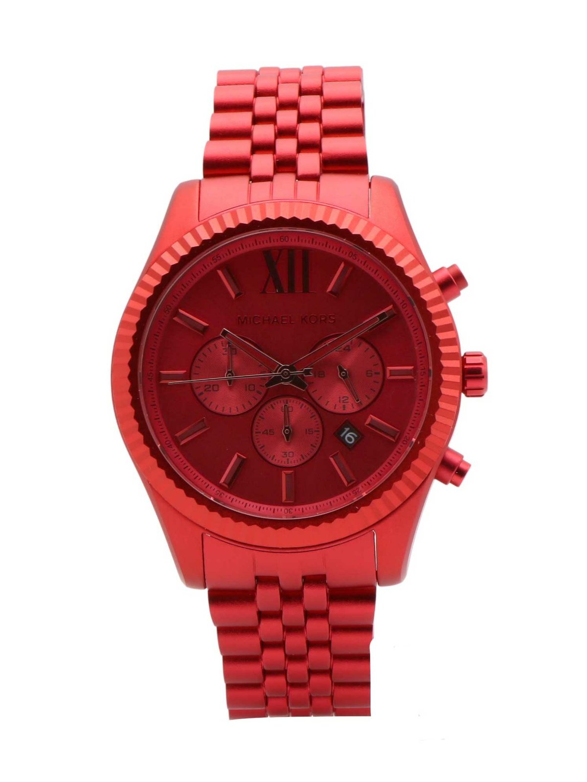 Red michael 2024 kors watch