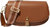 Mila Medium Leather Messenger Bag, Luggage - Brown