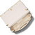 Mona Large East/West Clutch - Light Cream - Light Cream