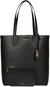 Women's Luggage Black Eliza Extra Large East/West Reversible Tote Handbag - Black