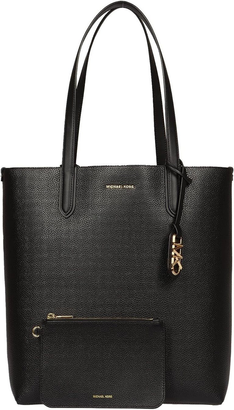 Women's Luggage Black Eliza Extra Large East/West Reversible Tote Handbag - Black