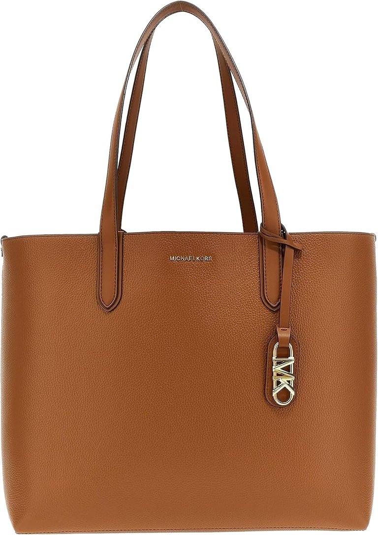 Women's Luggage Camel Eliza Extra Large East/West Reversible Tote Handbag - Brown