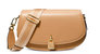 Women's Mila Medium Leather East West Sling Messenger, Pale Peanut - Pale Peanut