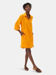 Cecily Shirt Dress - Saffron