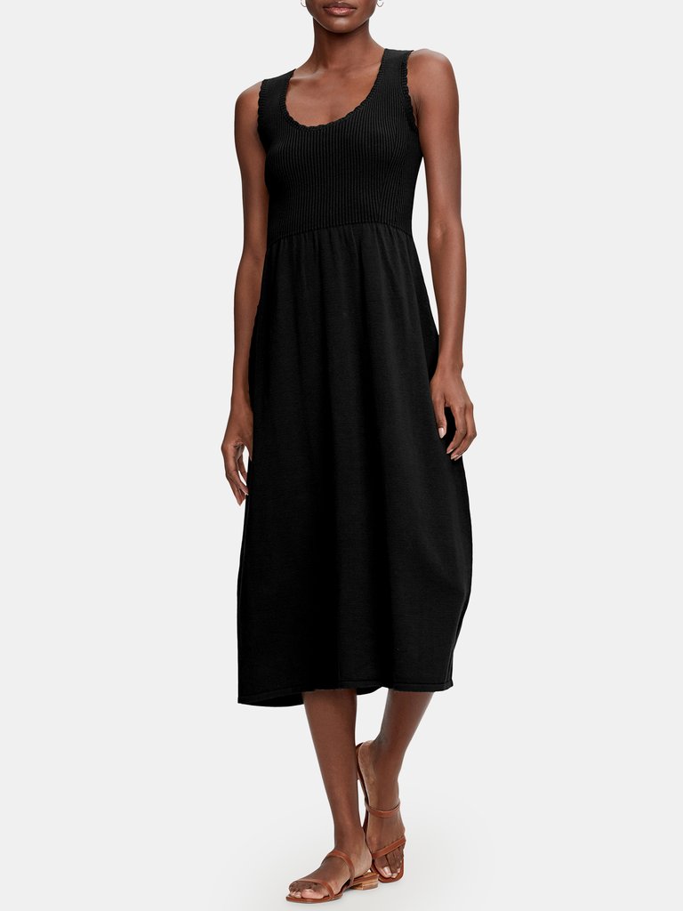 Irene Midi Scoop Neck Dress