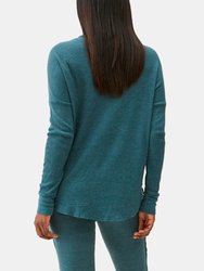 Marcy Cowl Long Sleeve Shirttail Tunic