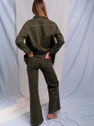 Penelope Shirt Jacket Olive