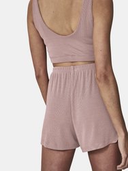 The Luna Short in Dusty Rose